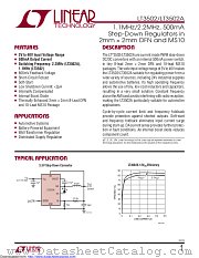 LT3502IDC#TRMPBF datasheet pdf Linear Technology
