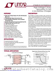 LT3650IDD-8.4#PBF datasheet pdf Linear Technology