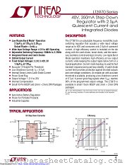 LT3970EDDB-5#TRMPBF datasheet pdf Linear Technology