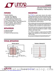 LT5400BIMS8E-8#PBF datasheet pdf Linear Technology