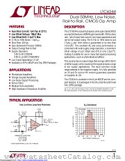 LTC6244HVCMS8#TRPBF datasheet pdf Linear Technology