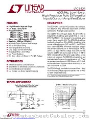 LTC6404HUD-1#TRPBF datasheet pdf Linear Technology