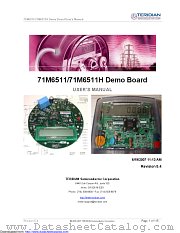 71M6511-DB datasheet pdf MAXIM - Dallas Semiconductor