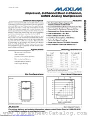 DG408EUE+ datasheet pdf MAXIM - Dallas Semiconductor