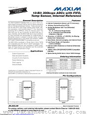 MAX1030BETI+ datasheet pdf MAXIM - Dallas Semiconductor
