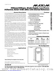MAX1081A datasheet pdf MAXIM - Dallas Semiconductor