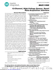MAX11068IUU+TCGN datasheet pdf MAXIM - Dallas Semiconductor
