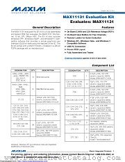 MAX11131EVKIT# datasheet pdf MAXIM - Dallas Semiconductor