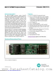 MAX11312SYS1 datasheet pdf MAXIM - Dallas Semiconductor