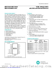MAX11632EEG+ datasheet pdf MAXIM - Dallas Semiconductor