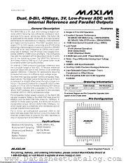 MAX1195ECM+ datasheet pdf MAXIM - Dallas Semiconductor