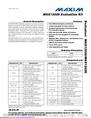 MAX13325EVKIT datasheet pdf MAXIM - Dallas Semiconductor