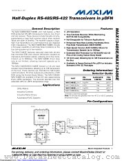 MAX13485E datasheet pdf MAXIM - Dallas Semiconductor