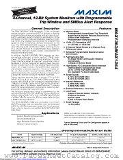MAX1364MEUB+ datasheet pdf MAXIM - Dallas Semiconductor