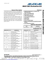 MAX1363EVKIT datasheet pdf MAXIM - Dallas Semiconductor