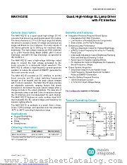 MAX14521E datasheet pdf MAXIM - Dallas Semiconductor
