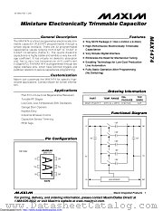 MAX1474AXT datasheet pdf MAXIM - Dallas Semiconductor