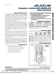 MAX1480ACPI+ datasheet pdf MAXIM - Dallas Semiconductor