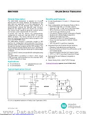 MAX14826GTG+ datasheet pdf MAXIM - Dallas Semiconductor