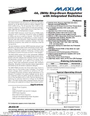 MAX15038ETG+ datasheet pdf MAXIM - Dallas Semiconductor