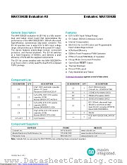 MAX15062BEVKIT# datasheet pdf MAXIM - Dallas Semiconductor
