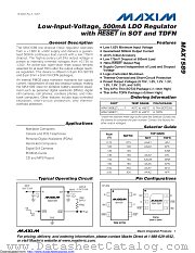 MAX1589ETT100+T datasheet pdf MAXIM - Dallas Semiconductor