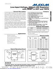 MAX1589AETT180+T datasheet pdf MAXIM - Dallas Semiconductor