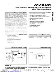 MAX1606EUA+ datasheet pdf MAXIM - Dallas Semiconductor