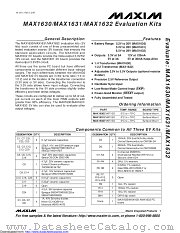 MAX1632EVKIT-SO datasheet pdf MAXIM - Dallas Semiconductor