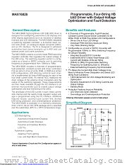 MAX16826ATJ+TC24 datasheet pdf MAXIM - Dallas Semiconductor