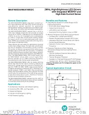 MAX16832CASA+ datasheet pdf MAXIM - Dallas Semiconductor