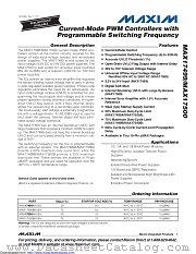 MAX17499BAUB+ datasheet pdf MAXIM - Dallas Semiconductor