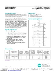 MAX201CWE+T datasheet pdf MAXIM - Dallas Semiconductor