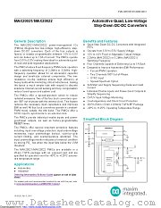 MAX20021ATID/V+ datasheet pdf MAXIM - Dallas Semiconductor