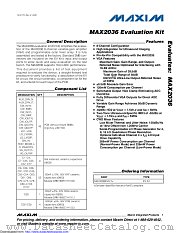 MAX2036EVKIT datasheet pdf MAXIM - Dallas Semiconductor
