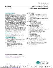 MAX21001/V+T datasheet pdf MAXIM - Dallas Semiconductor