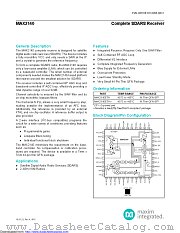MAX2140ETH+TCK3 datasheet pdf MAXIM - Dallas Semiconductor