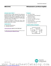 MAX2181AETE/V+TGH7 datasheet pdf MAXIM - Dallas Semiconductor