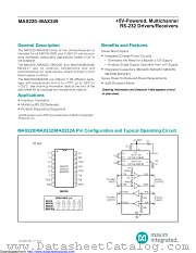 MAX231EWE-T datasheet pdf MAXIM - Dallas Semiconductor