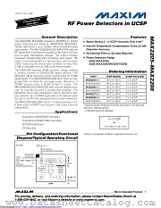 MAX2205EBS-T10 datasheet pdf MAXIM - Dallas Semiconductor