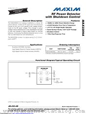 MAX2209AEBS+T10G45 datasheet pdf MAXIM - Dallas Semiconductor
