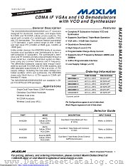 MAX2306EGI-T datasheet pdf MAXIM - Dallas Semiconductor