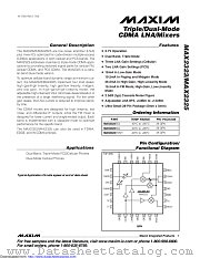 MAX2323ETI+ datasheet pdf MAXIM - Dallas Semiconductor