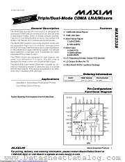 MAX2338ETI+ datasheet pdf MAXIM - Dallas Semiconductor