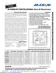 MAX2390ETI+ datasheet pdf MAXIM - Dallas Semiconductor