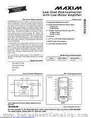MAX2406EEP+T datasheet pdf MAXIM - Dallas Semiconductor