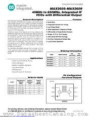 MAX2605EUT datasheet pdf MAXIM - Dallas Semiconductor
