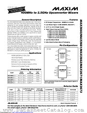 MAX2663EUT+ datasheet pdf MAXIM - Dallas Semiconductor