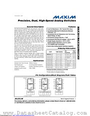 MAX303MLP/883B datasheet pdf MAXIM - Dallas Semiconductor