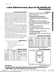 MAX3044CUE+ datasheet pdf MAXIM - Dallas Semiconductor
